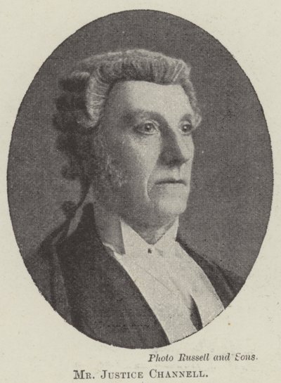 Mr Justice Channell door English Photographer