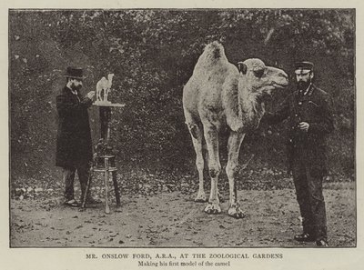 De heer Onslow Ford, ARA, in de dierentuin door English Photographer