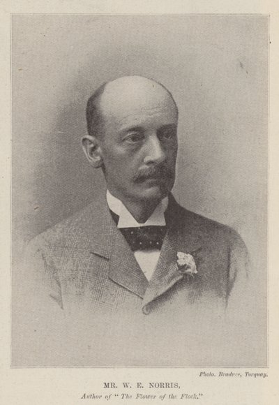 Mr. W E Norris, Auteur van The Flower of the Flock door English Photographer