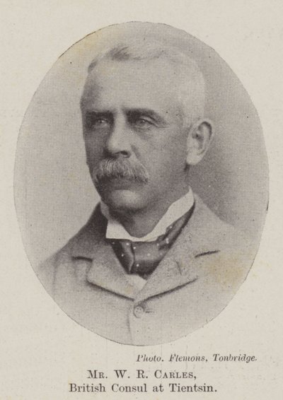 Mr W R Carles, Britse consul in Tientsin door English Photographer