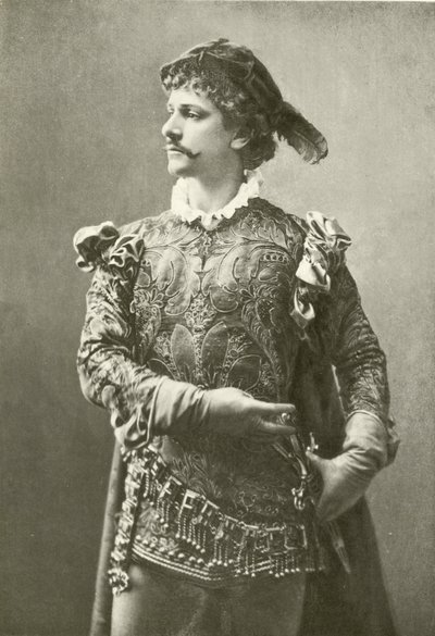 Mr William Terriss als Mercutio (gravure) door English Photographer