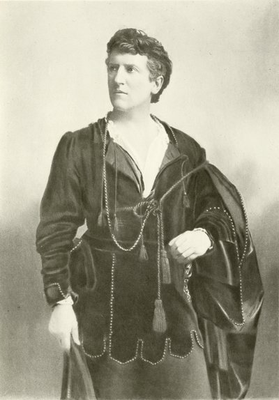 Mr Wilson Barrett als Hamlet (gravure) door English Photographer