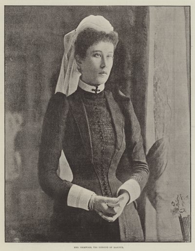 Mevrouw Grimwood, de Heldin van Manipur door English Photographer
