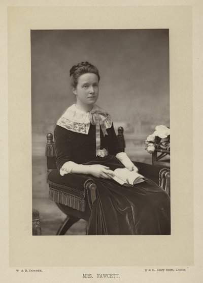 Mevrouw Fawcett door English Photographer