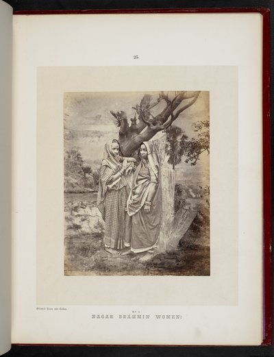Nagar Brahman Vrouwen, Bombay door English Photographer