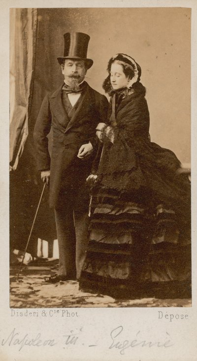 Napoleon III door English Photographer