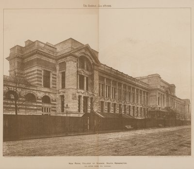 Nieuw Royal College of Science, South Kensington door English Photographer