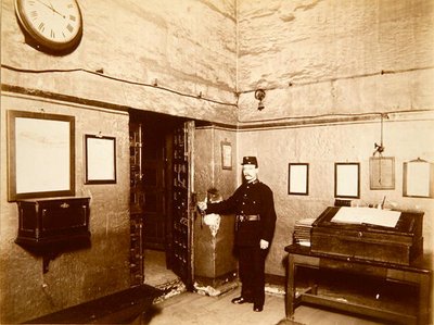 Newgate Gevangenis, ca. 1902 door English Photographer