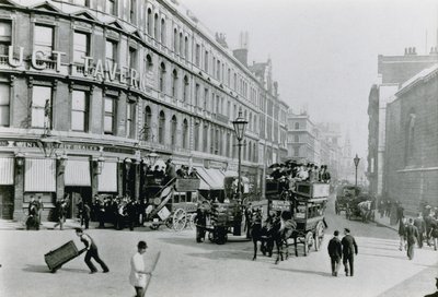Newgate Street, Londen door English Photographer