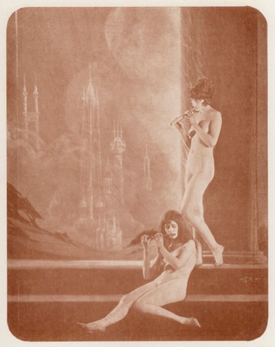 Nudistische kunst: Glio en Erato door English Photographer