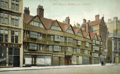 Oude huizen, Holborn door English Photographer