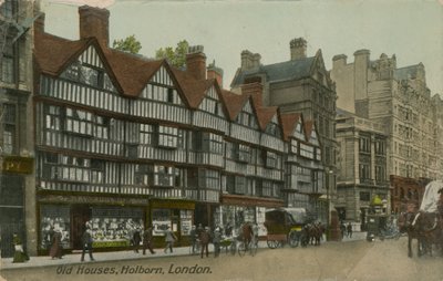 Oude huizen, Holborn, Londen door English Photographer