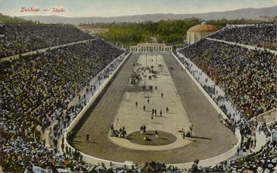 Olympisch Stadion, Athene, Griekenland door English Photographer