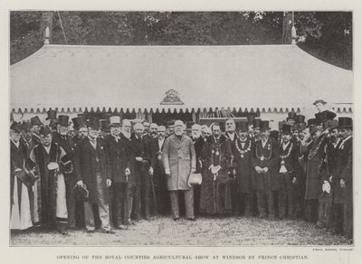 Opening van de Royal Counties Agricultural Show in Windsor door Prins Christian door English Photographer