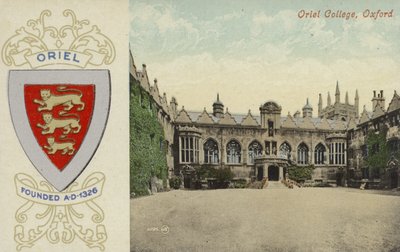 Oriel College, Oxford door English Photographer