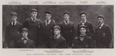 Onze Amerikaanse bezoekers, het Yale atletiekteam door English Photographer