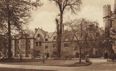 Oxford: Balliol College, de westkant van de Tuin Binnenplaats door English Photographer
