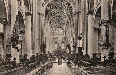 Oxford, Christchurch Kathedraal, Koor Oost door English Photographer