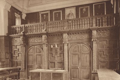 Oxford: Jesus College, Het Hal Scherm, ca. 1610 door English Photographer