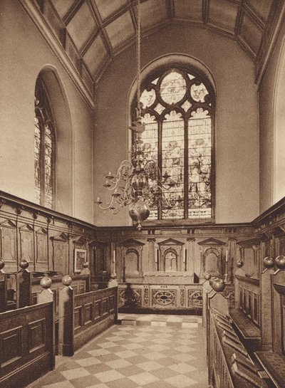 Oxford: Oriel College, De Kapel door English Photographer