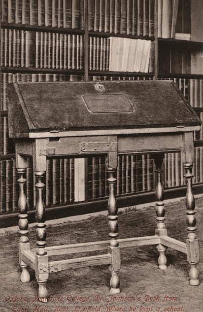 Oxford, Pembroke College, Dr Johnson