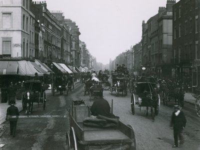 Oxford Street, Londen, kijkend naar het oosten door English Photographer