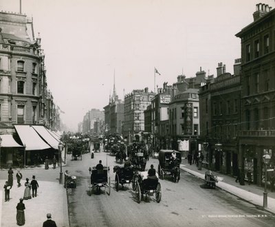 Oxford Street, Londen, kijkend naar het oosten door English Photographer