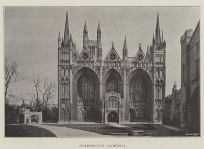 Kathedraal van Peterborough door English Photographer