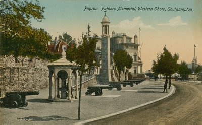 Pilgrim Fathers Memorial, Western Shore, Southampton door English Photographer
