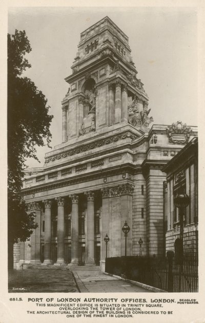 Kantoren van de Port of London Authority, Londen door English Photographer