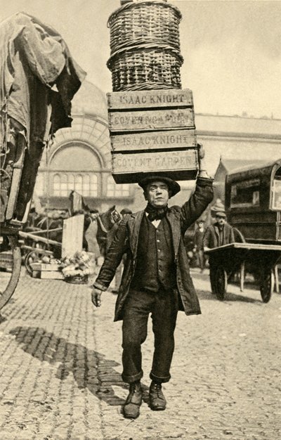 Dragers van Covent Garden markt door English Photographer