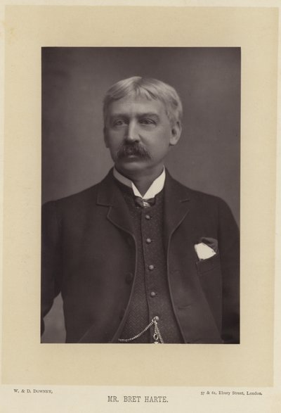 Portret van Bret Harte door English Photographer