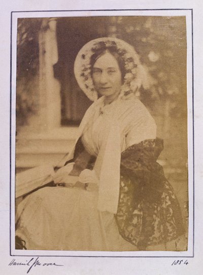 Portret van Harriet Jane Moore (1801-84) 1854 door English Photographer