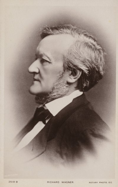 Portret van Richard Wagner door English Photographer