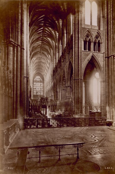 Ansichtkaart van Westminster Abbey door English Photographer