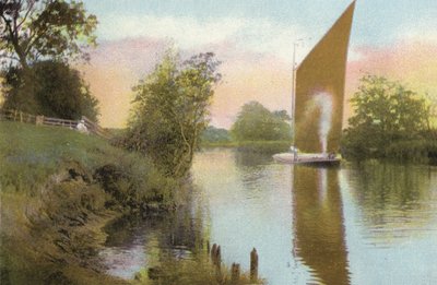 Postwick Reach, Whitlingham, nabij Norwich door English Photographer