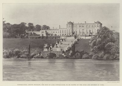 Powerscourt, County Wicklow, het landgoed van Lord Powerscourt, te bezoeken door de hertog en hertogin van York door English Photographer