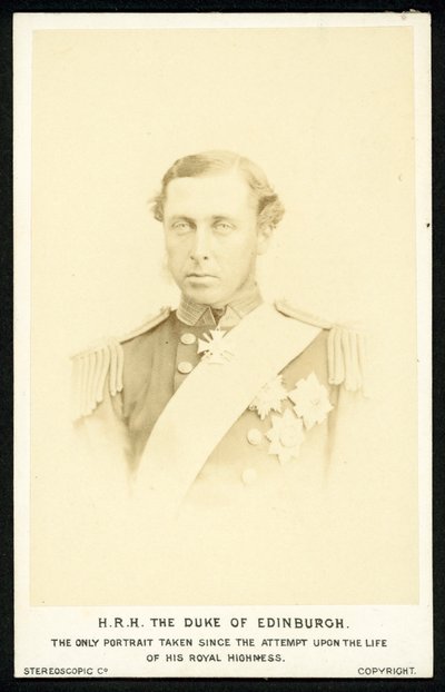 Prins Alfred, Hertog van Edinburgh door English Photographer