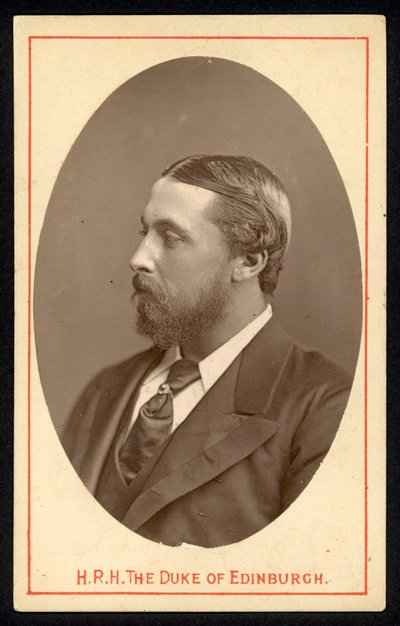 Prins Alfred, Hertog van Edinburgh door English Photographer