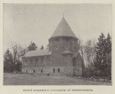 Het mausoleum van prins Bismarck in Friedrichsruh door English Photographer