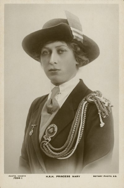 Prinses Mary door English Photographer