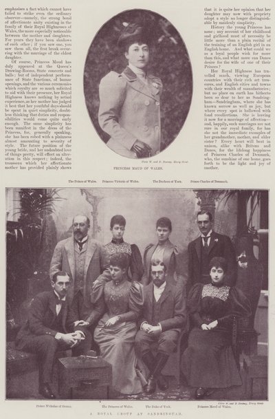 Prinses Maud van Wales door English Photographer