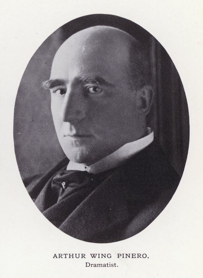 Prominente Mannen van Londen: Arthur Wing Pinero (zwart-wit foto) door English Photographer
