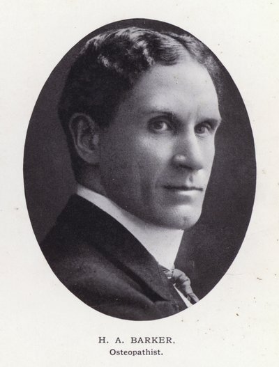 Prominente Mannen van Londen: H A Barker (zwart-wit foto) door English Photographer
