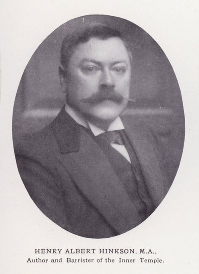 Prominente mannen van Londen: Henry Albert Hinkson door English Photographer