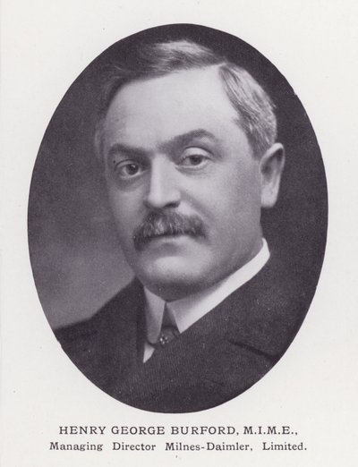 Prominente mannen van Londen: Henry George Burford door English Photographer