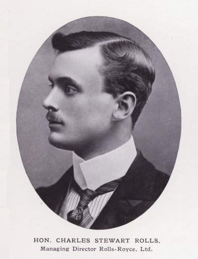 Prominente Mannen van Londen: Hon Charles Stewart Rolls door English Photographer