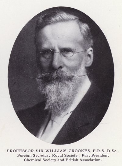 Prominente mannen van Londen: Professor Sir William Crookes door English Photographer