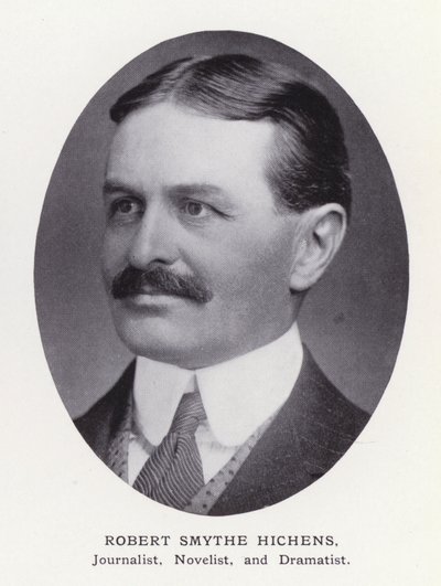 Prominente Mannen van Londen: Robert Smythe Hichens (zwart-wit foto) door English Photographer