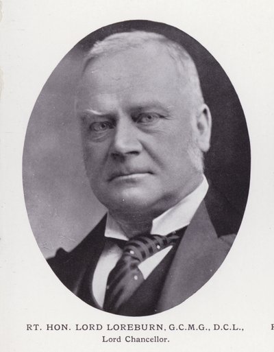 Prominente mannen van Londen: Rt Hon Lord Loreburn door English Photographer